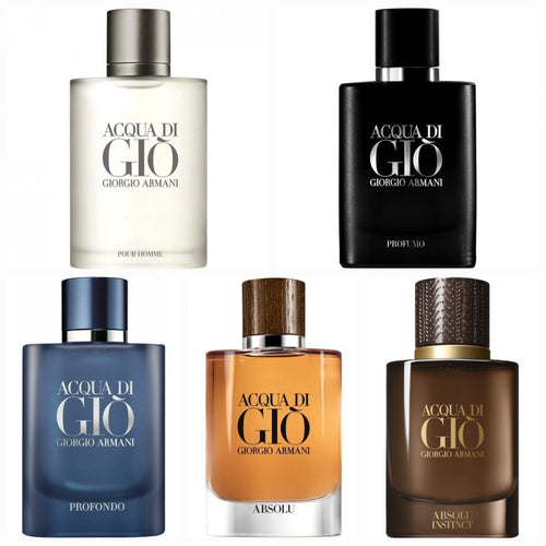 Giorgio Armani Acqua Di Gio Set Of 5 (Samples/Decants)